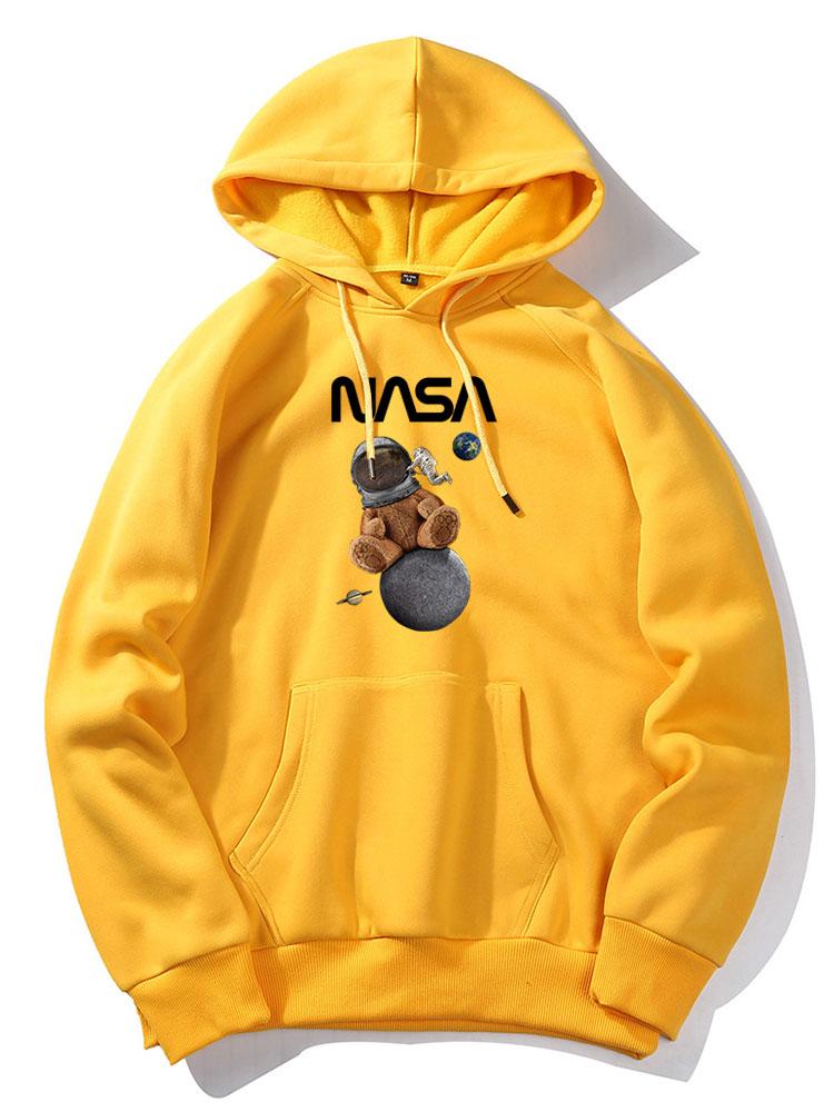 Joseph | NASA Space Bear Print Hoodie - Image 6
