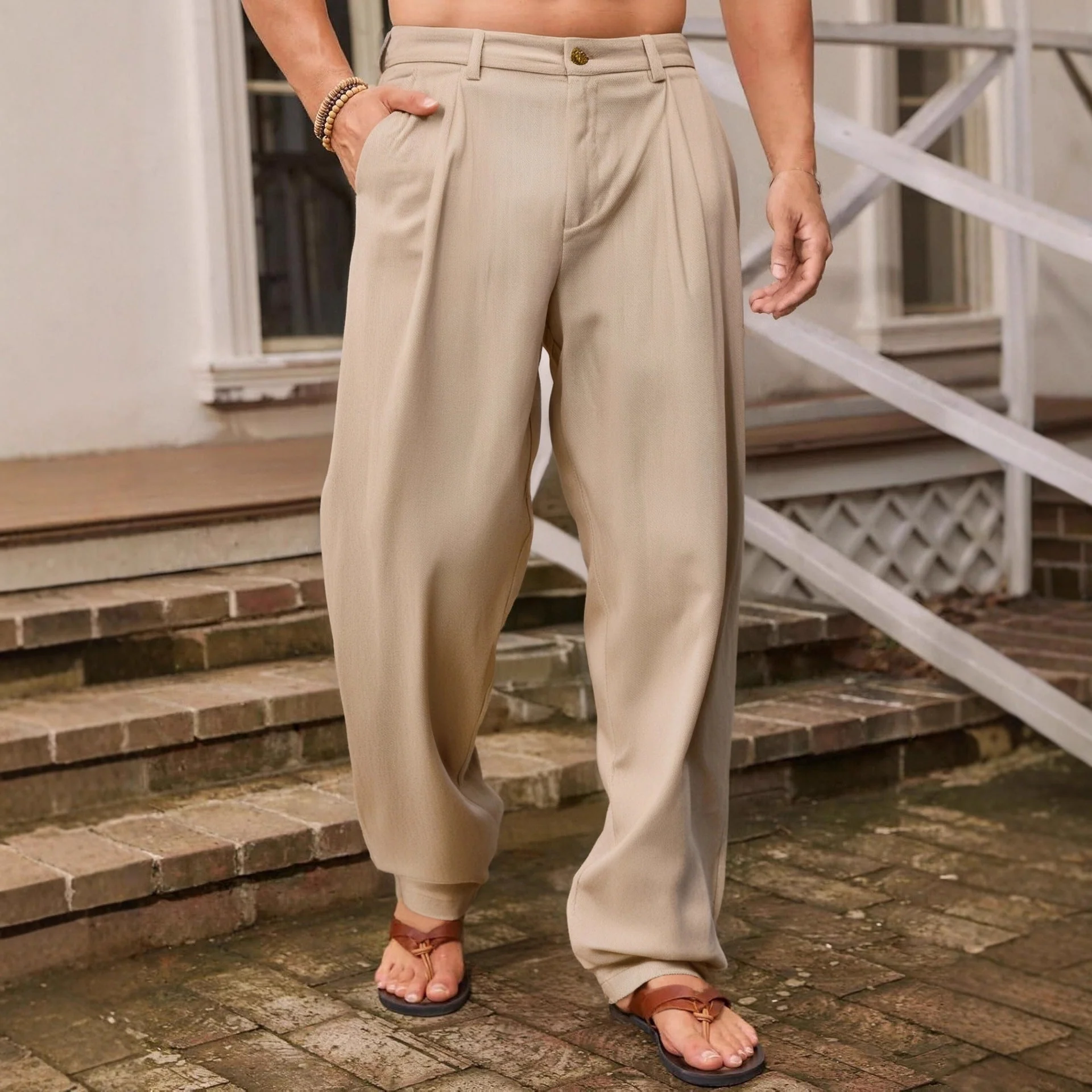 Joseph | Wide-leg linen pants - Image 3