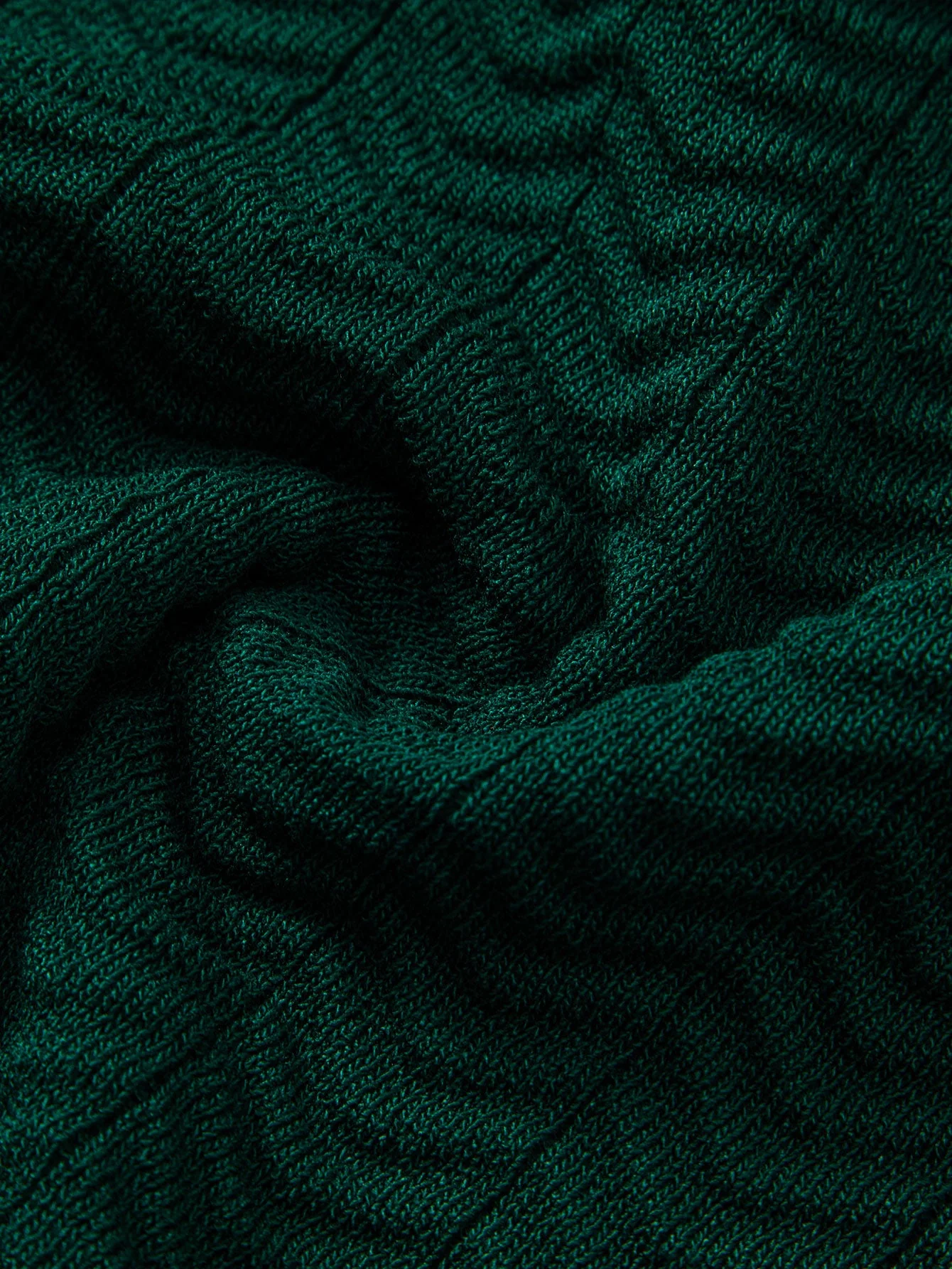 Josh® | Texture Contrast Knitted V Neck Polo Shirt - Image 10
