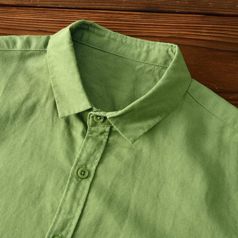 Joshua | Santorini Linen Shirt - Image 15