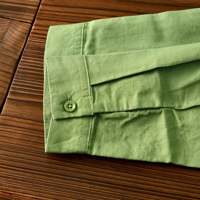 Joshua | Santorini Linen Shirt - Image 2