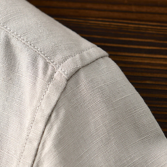 Joshua | Santorini Linen Shirt - Image 8