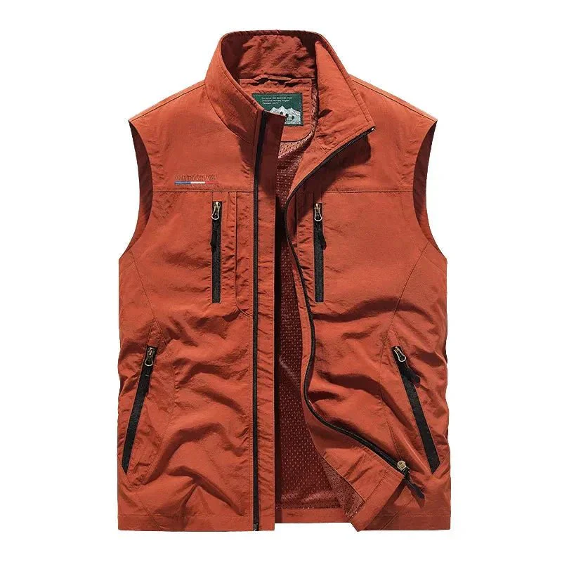Josías | Modern quilted cardigan with stand-up collar - Image 3