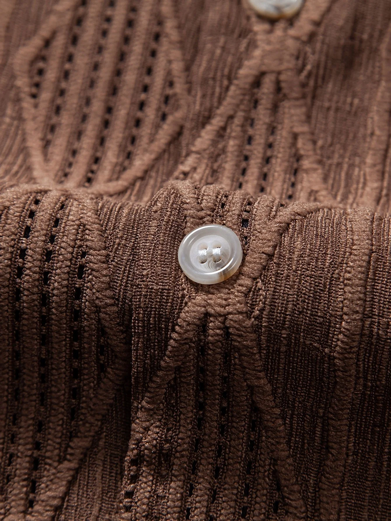 JossĀ® | Cuban Geometric Jacquard Shirt & Straight Linen Pants - Image 17