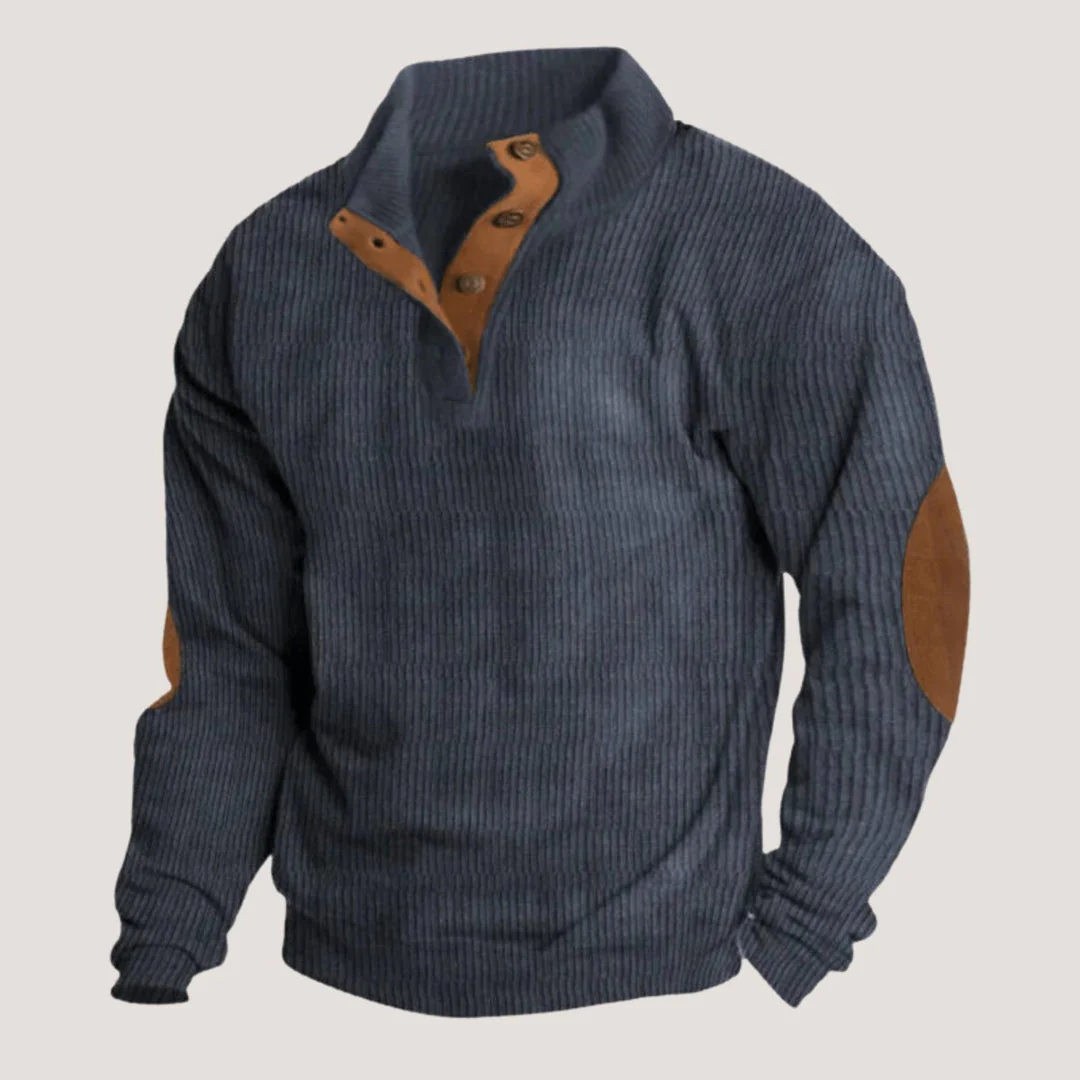 Jourdain® | Casual Warm Corduroy Sweater For Men - Image 3