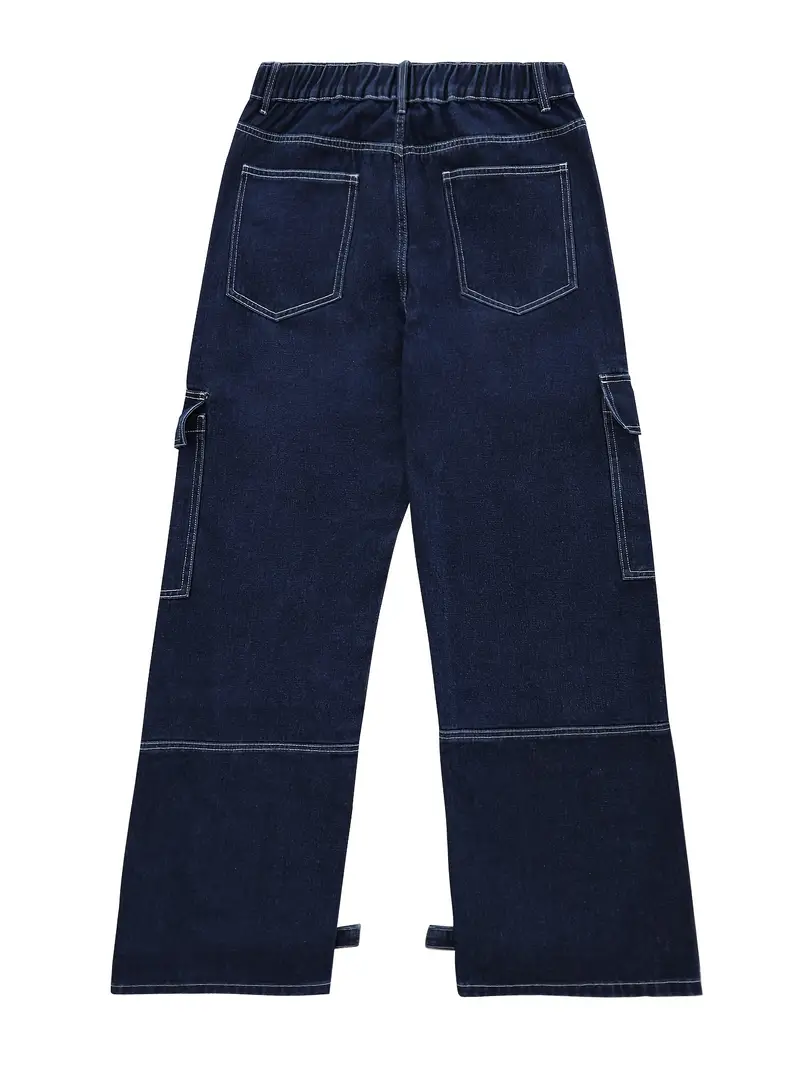 Jovian® | Denim Straight Baggy Pants - Image 4