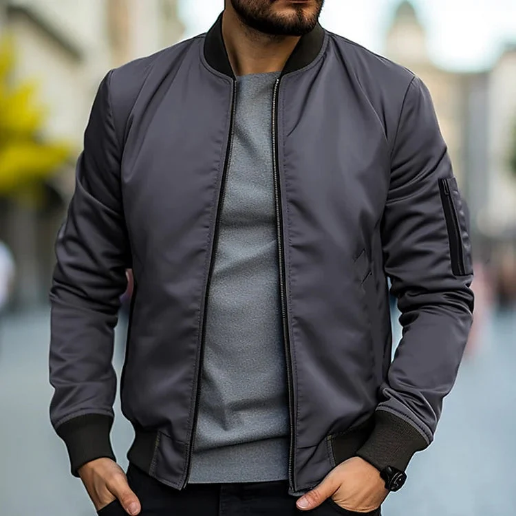 Juan® | Casual Bomber Jacket For Men - Image 5