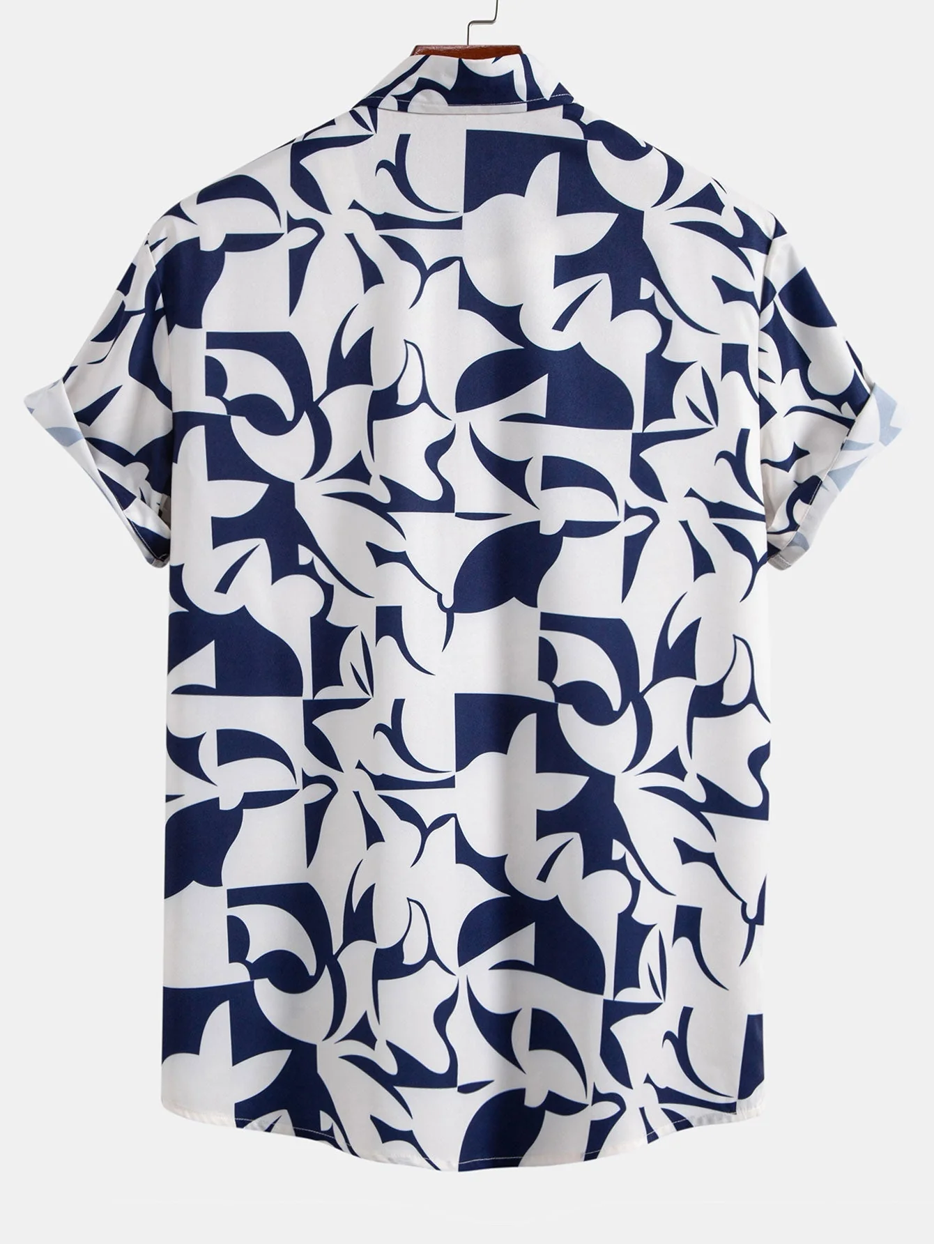 Juan® | Color Block Print Button Up Shirt - Image 2