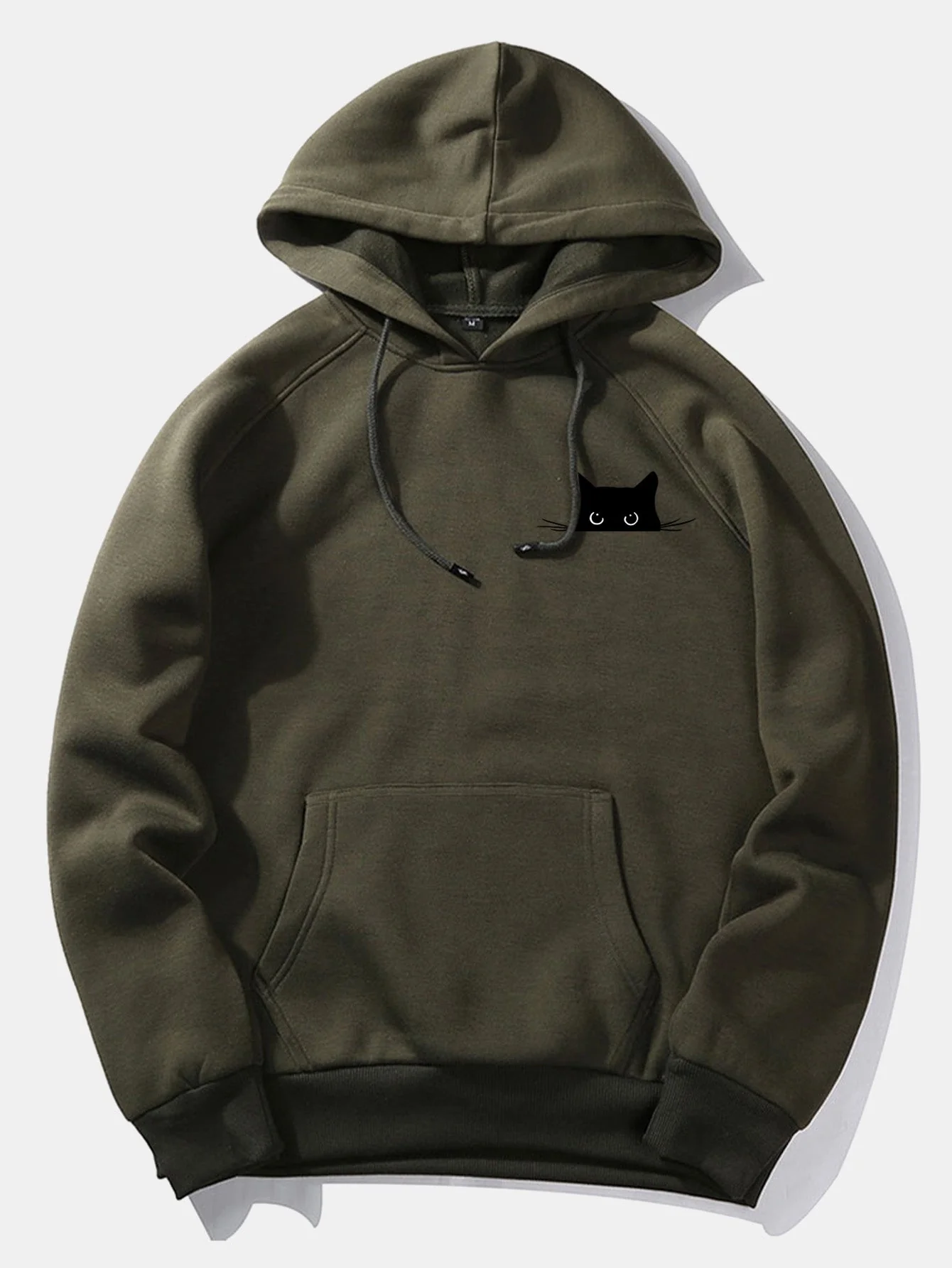 Juan | Black Cat Print Hoodie - Image 3