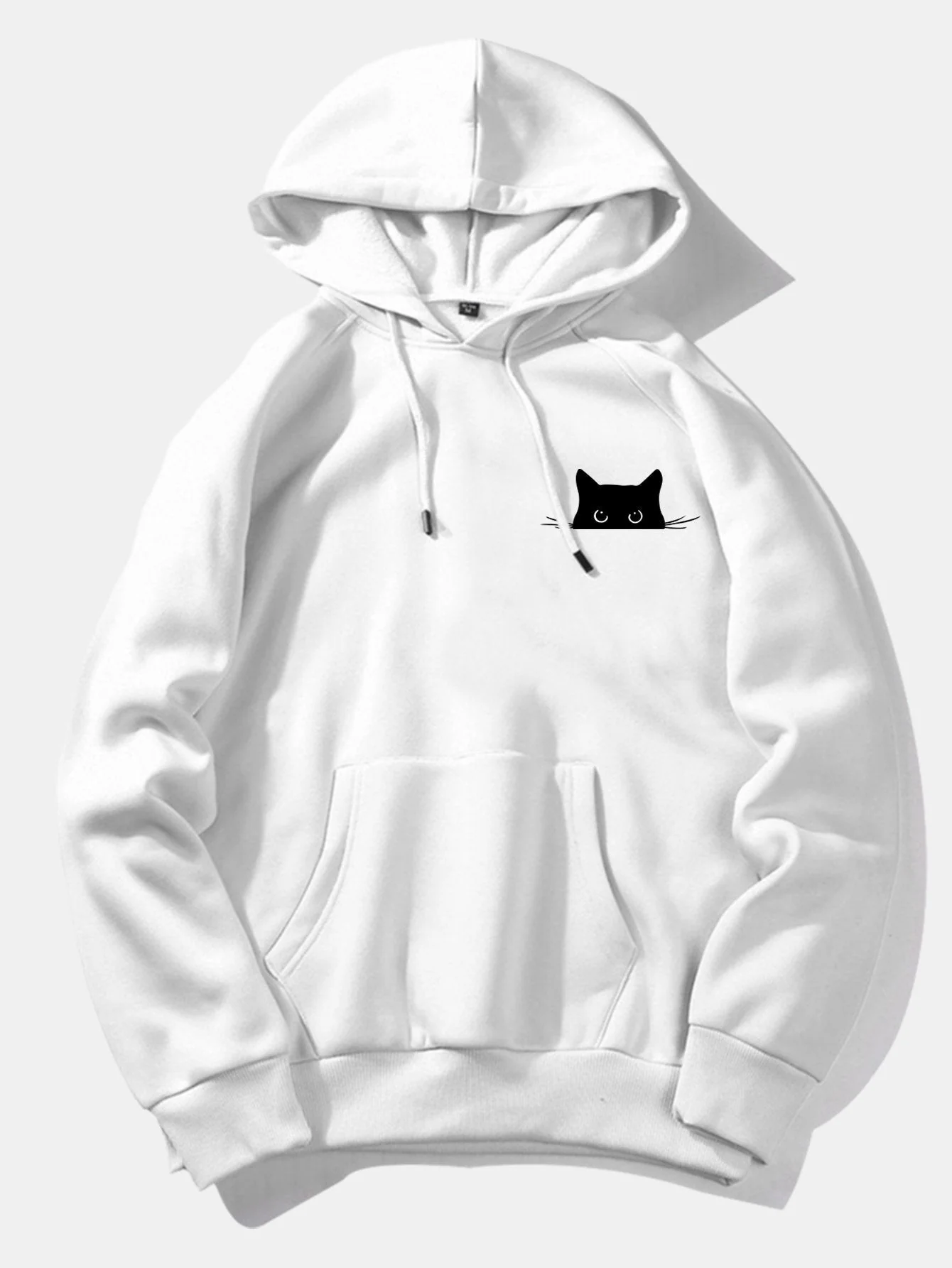 Juan | Black Cat Print Hoodie - Image 7