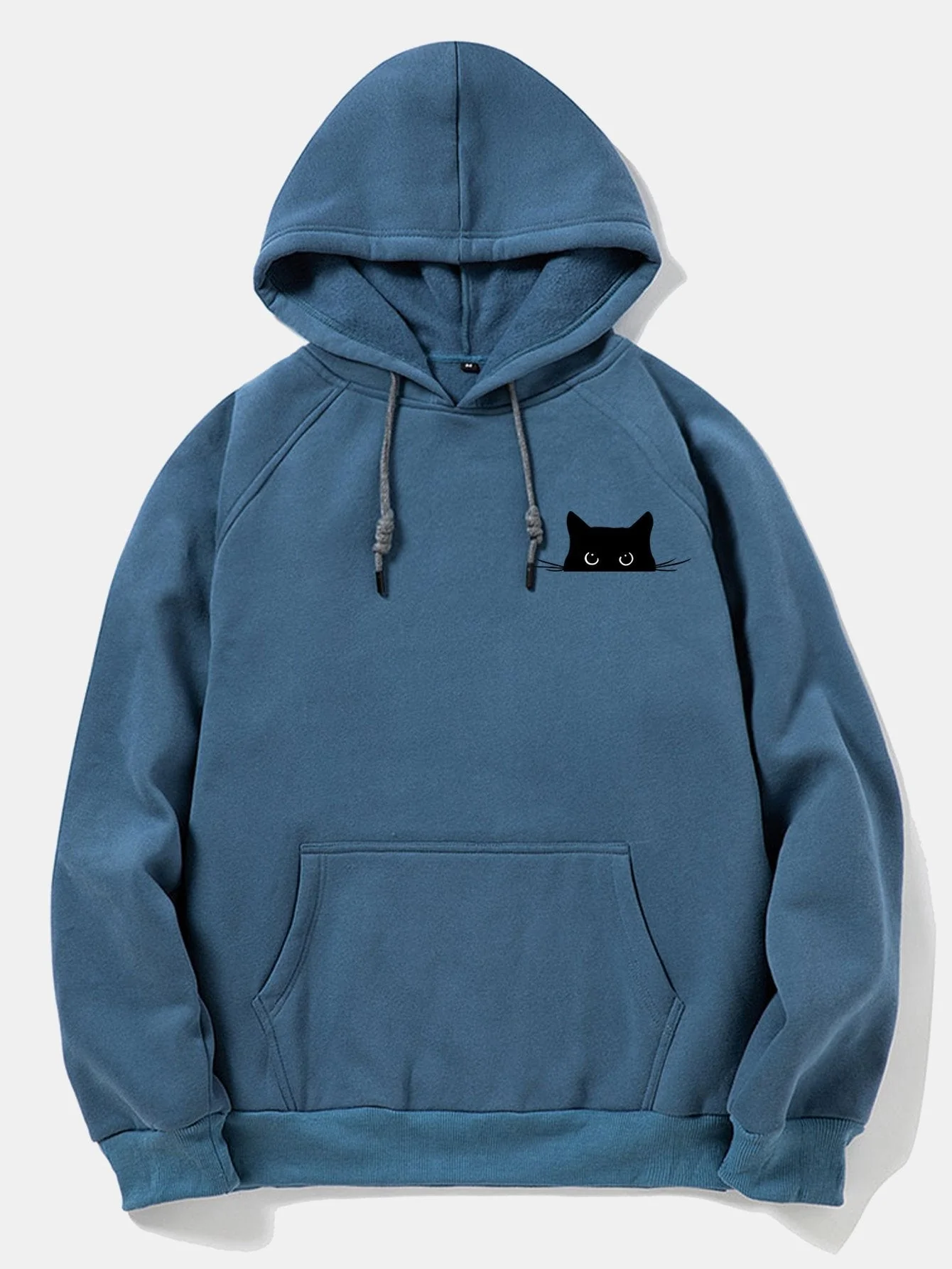Juan | Black Cat Print Hoodie - Image 9