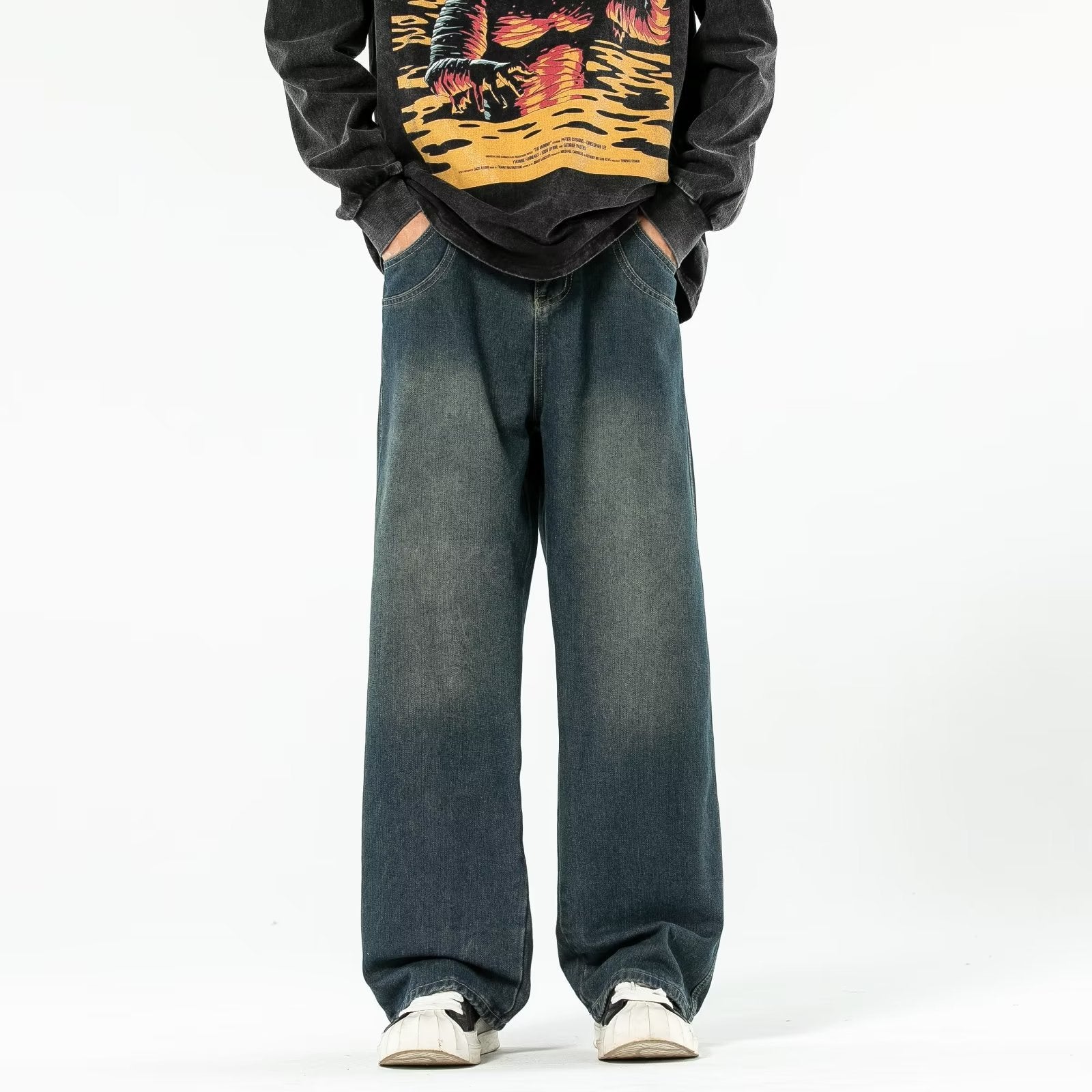 Judah® | Straight Retro Wide Jeans - Image 4