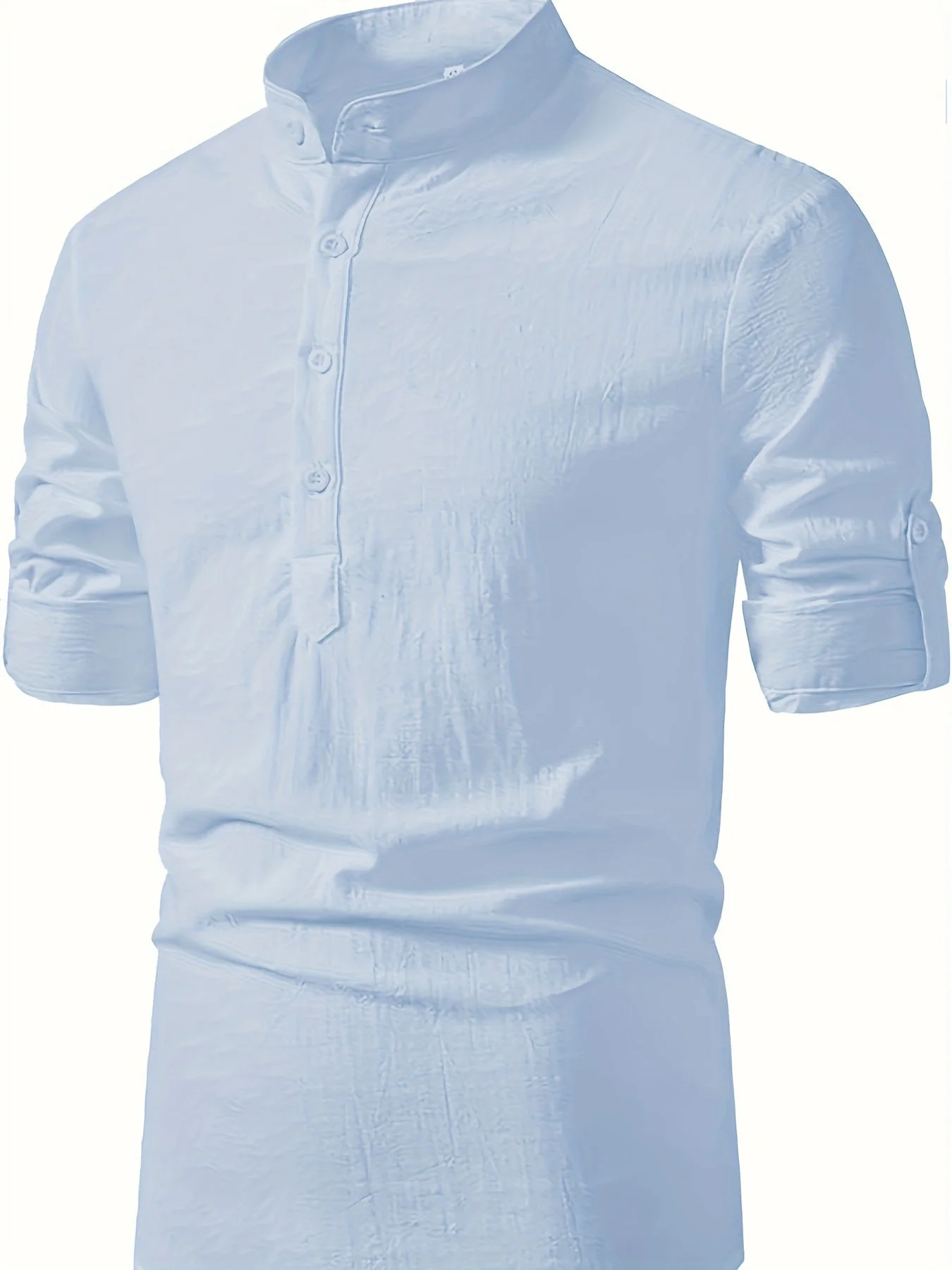 Judas® | Linen Henley Shirt - Image 5