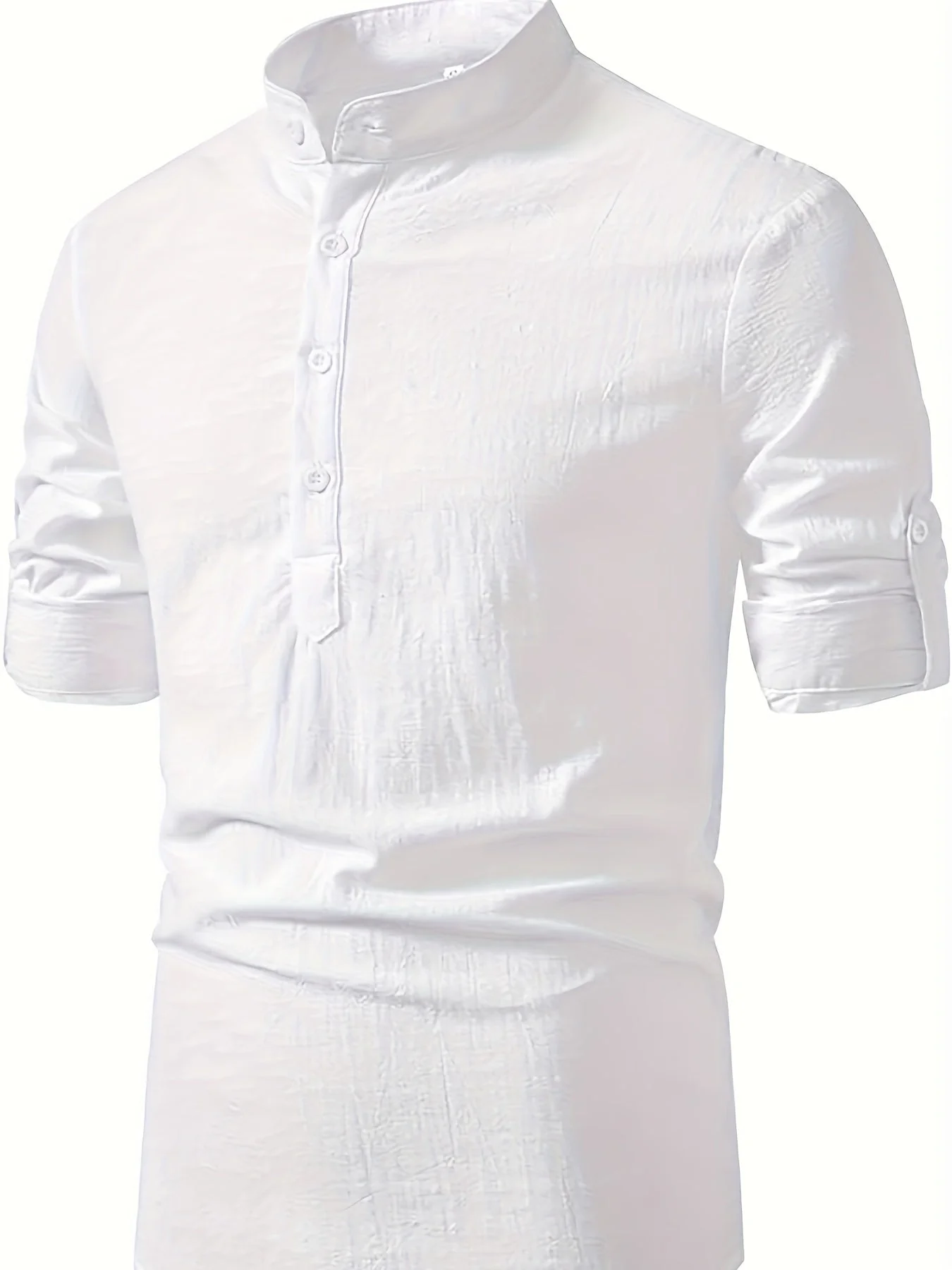 Judas® | Linen Henley Shirt - Image 8