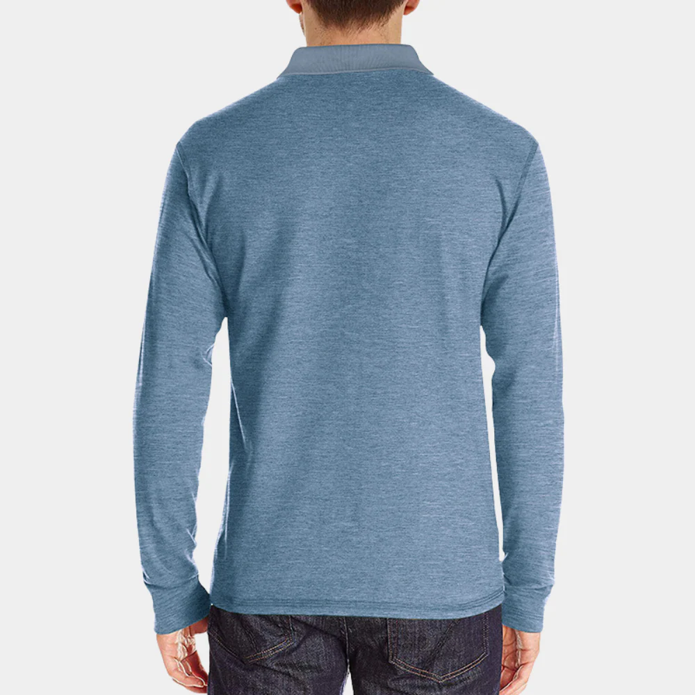 Jude® | Men'S Long Sleeve Polo Shirt - Image 2