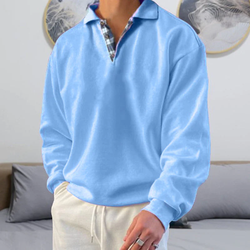 Jule® | Men'S Solid Color Casual Long Sleeve Sweatshirt - Image 6