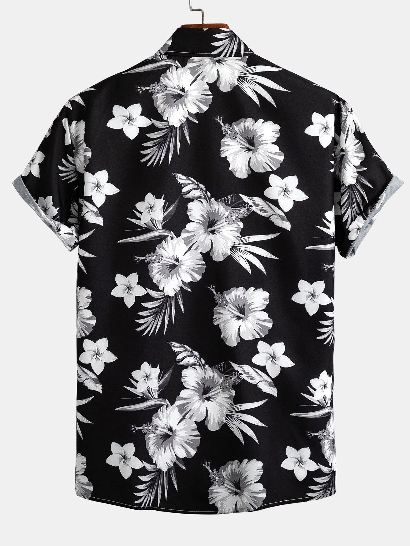 Julian® | Tropical Floral Print Button Up Shirt - Image 2