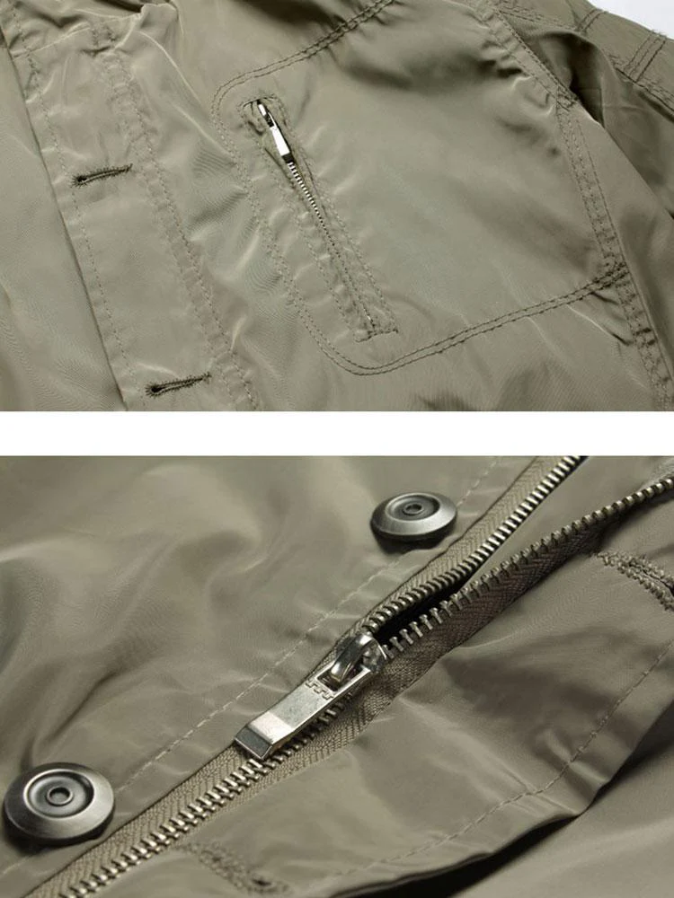 Julian | Button Up Funnel Neck Jacket - Image 5