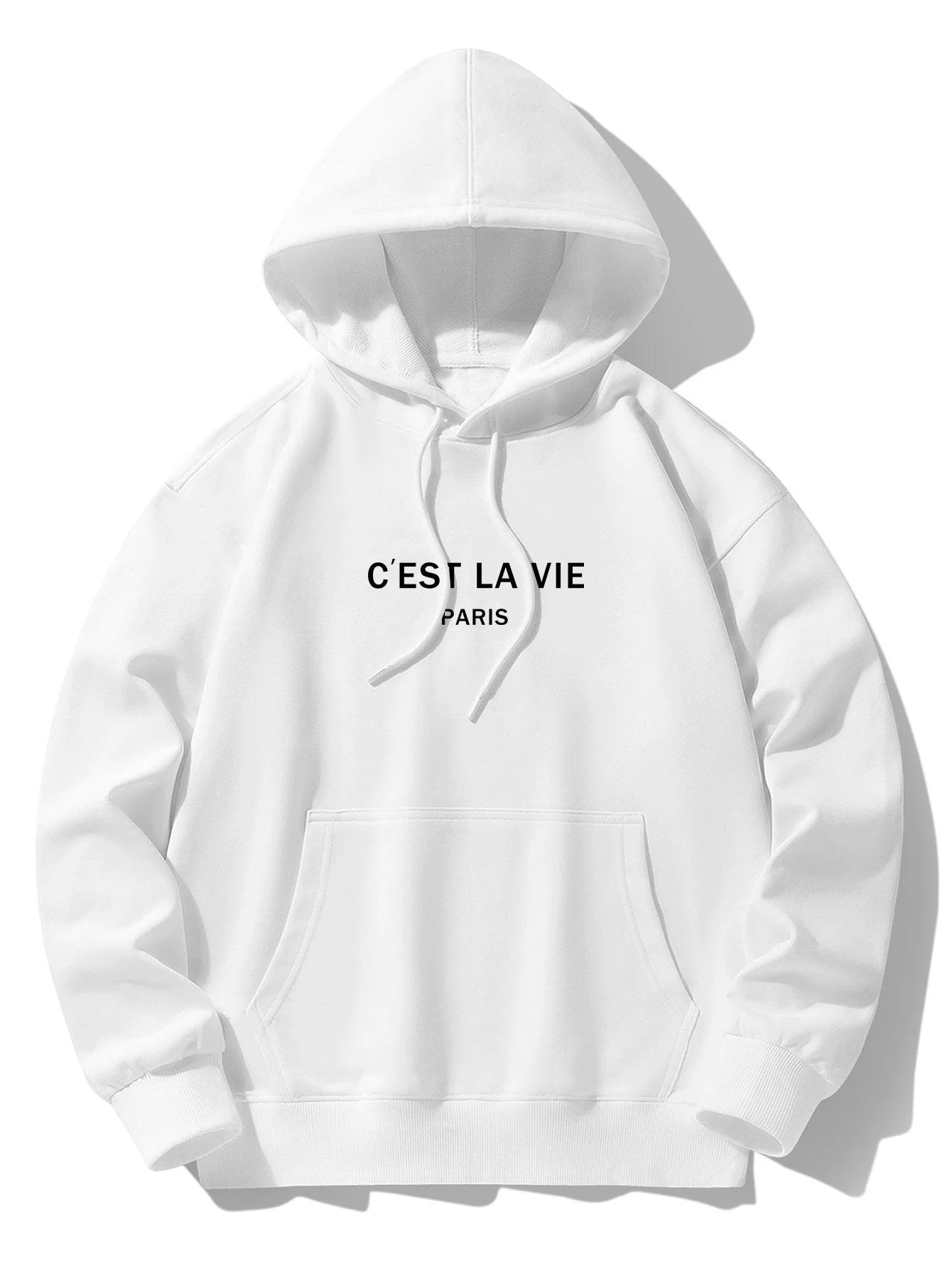 Julian | Paris Print Cotton Blend Hoodie - Image 11