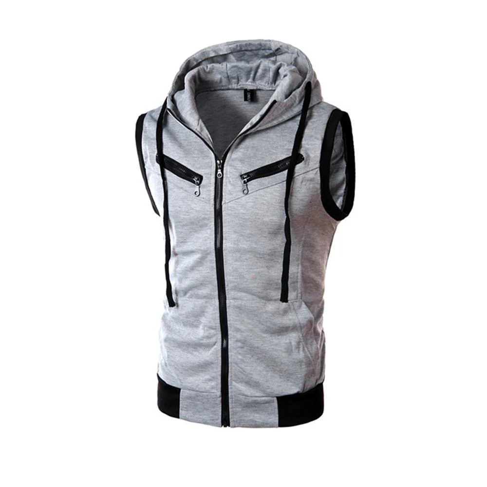 Julien® | Sleeveless Hooded Vest For Men - Image 3