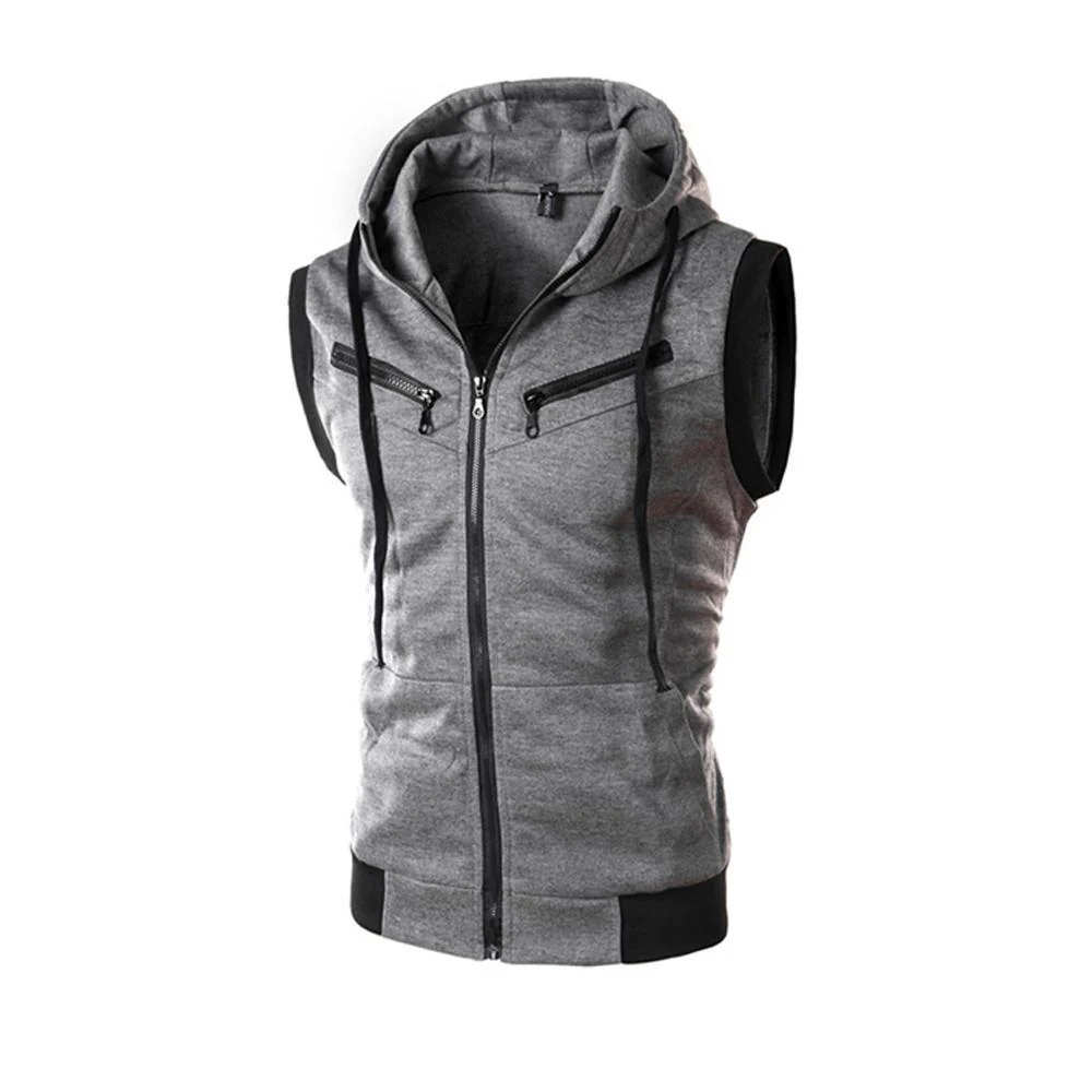 Julien® | Sleeveless Hooded Vest For Men - Image 4