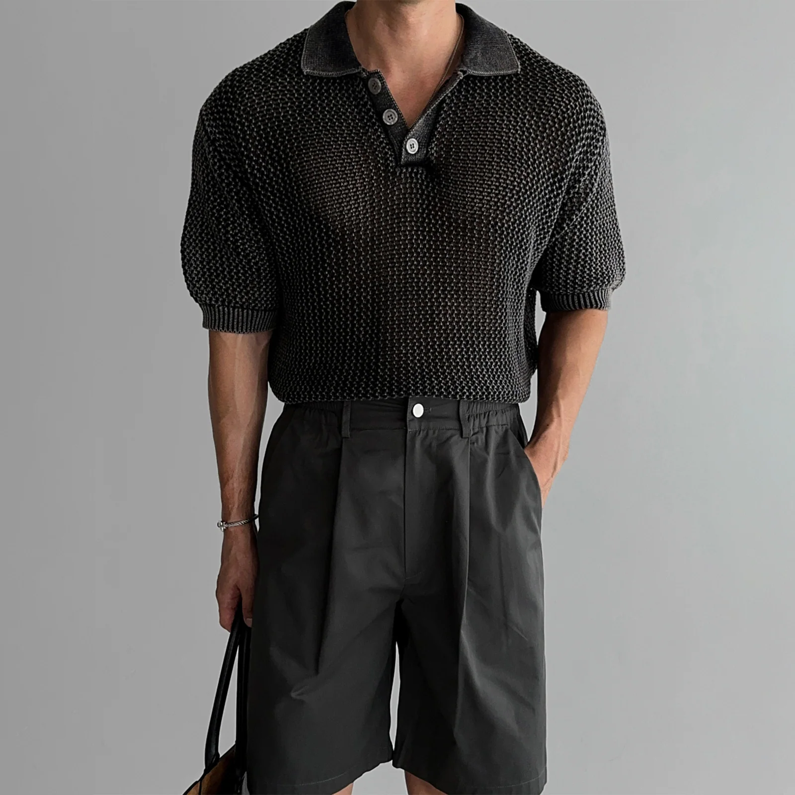 Julio® | Harvey Waffle Polo Shirt - Image 4