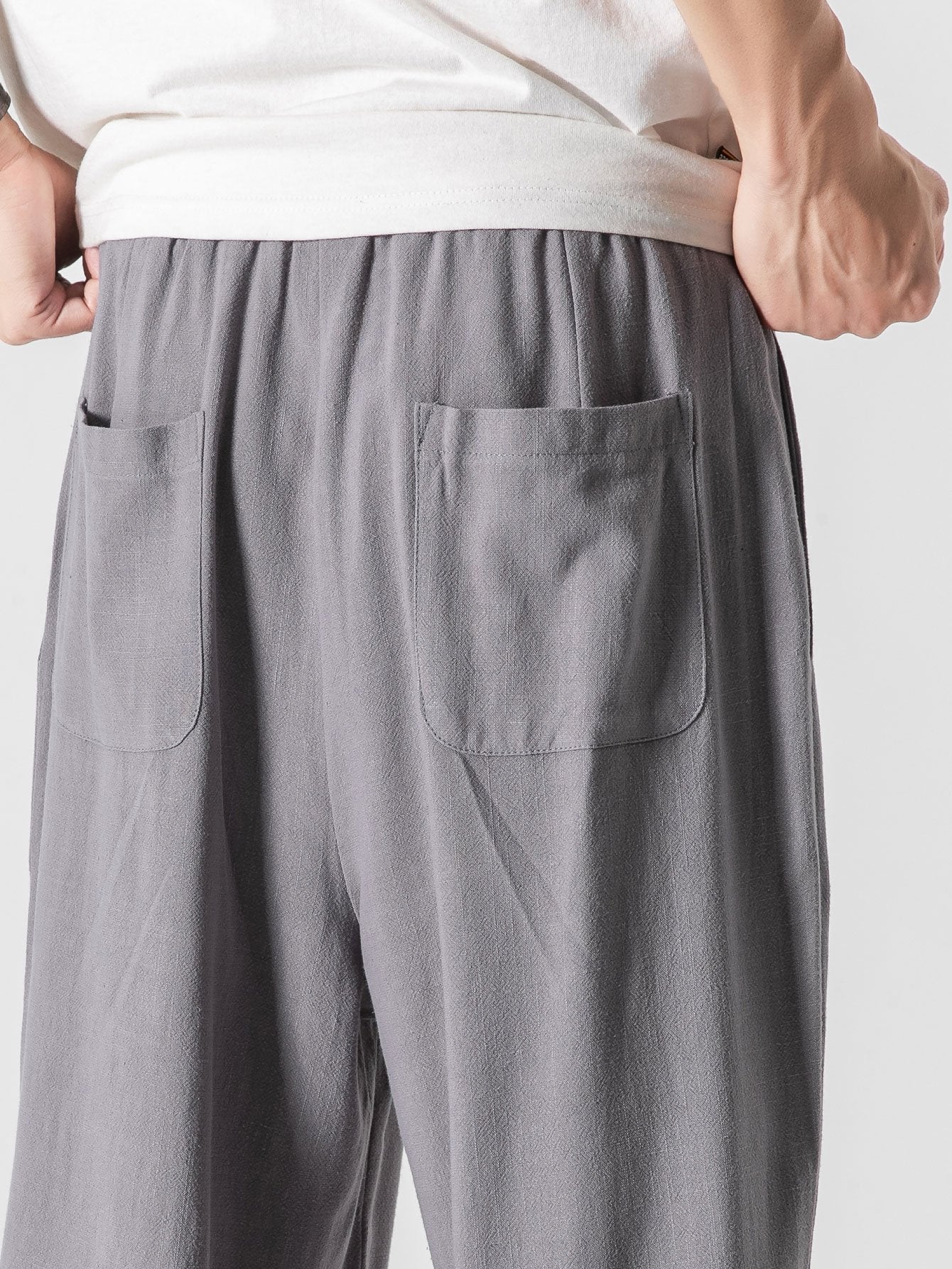 Julio® | Linen And Cotton Blend Relax Fit Wide Leg Pants - Image 10
