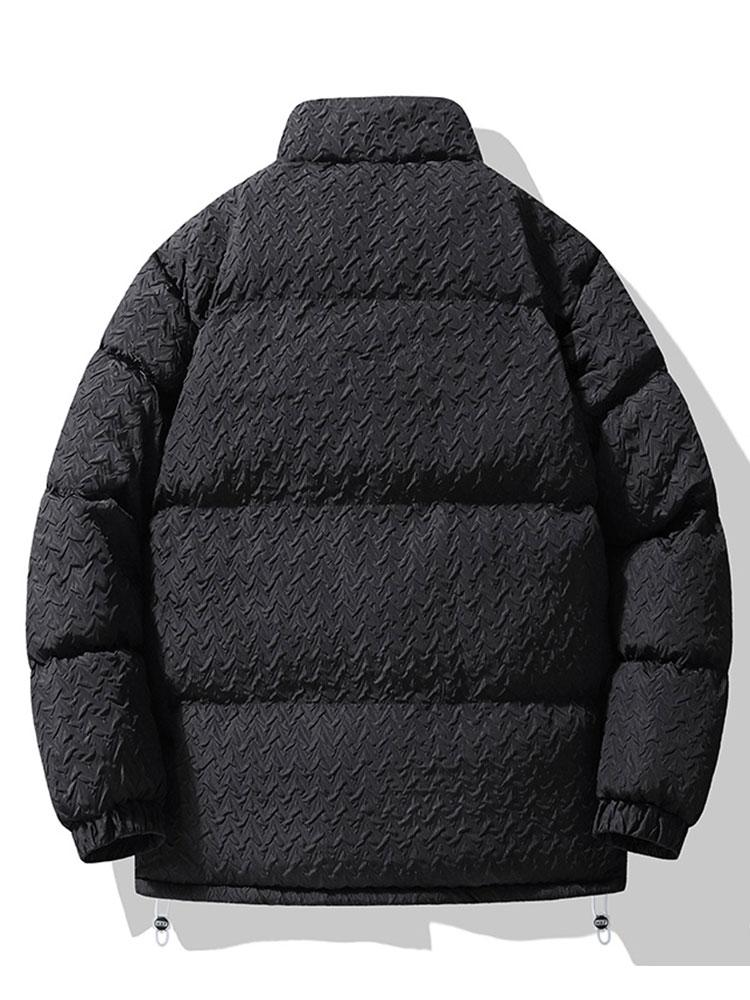 Julio | Teddy Lined Jacquard Coat - Image 5