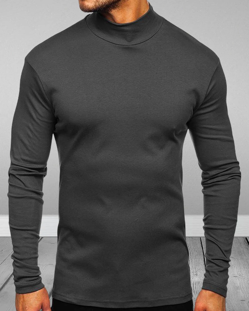 Juniper® | Men'S Solid Color Turtleneck Sweater - Image 4