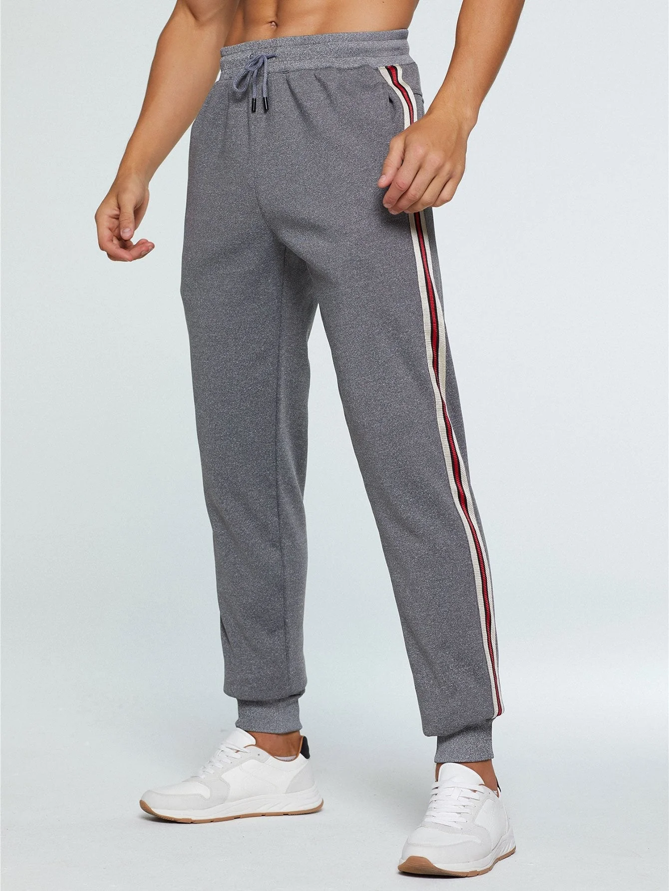 Junípero® | Teddy Lined Side Stripe Joggers - Image 5