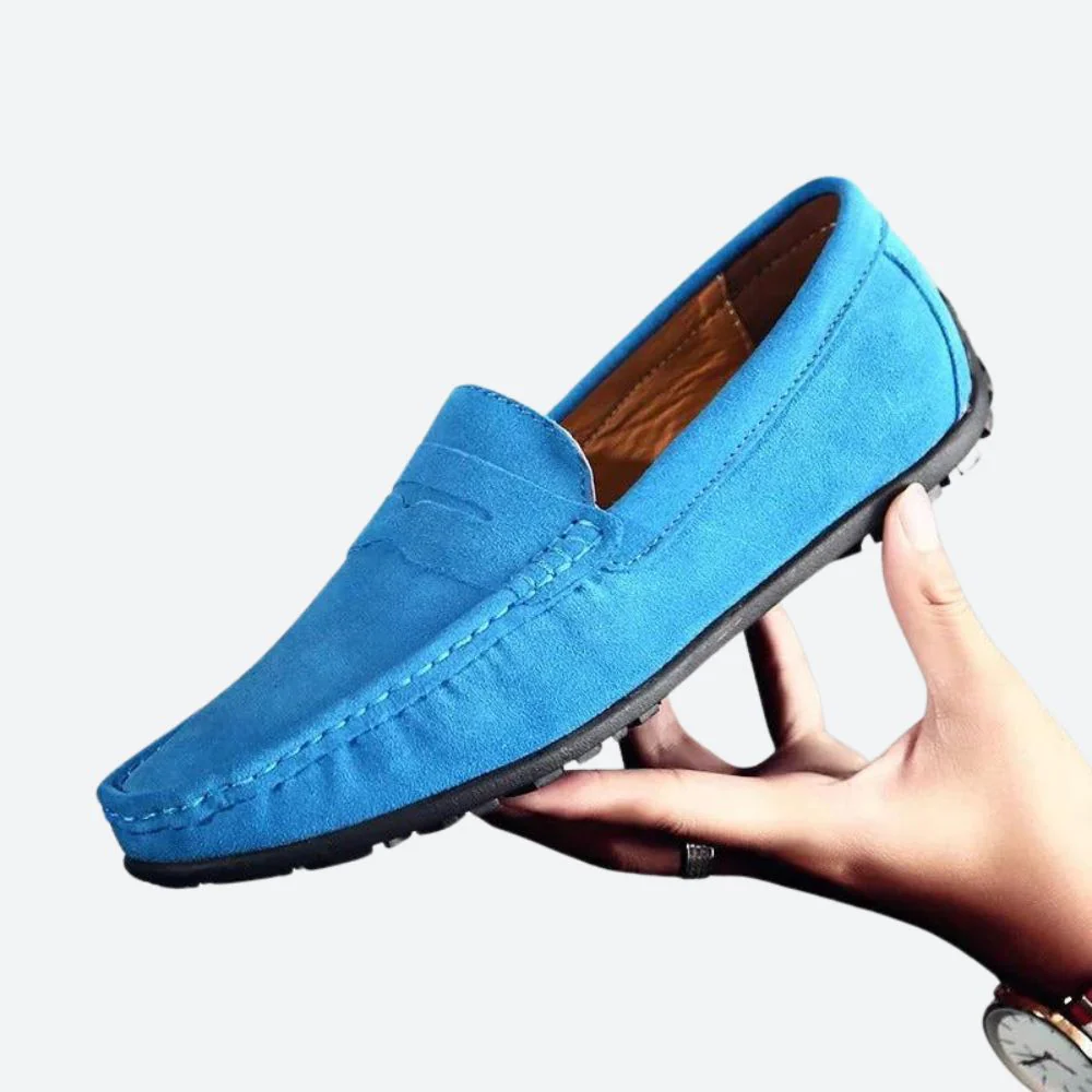 Justin | Classic Suede Men's Loafers - Image 2