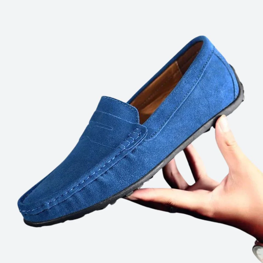 Justin | Classic Suede Men's Loafers - Image 3