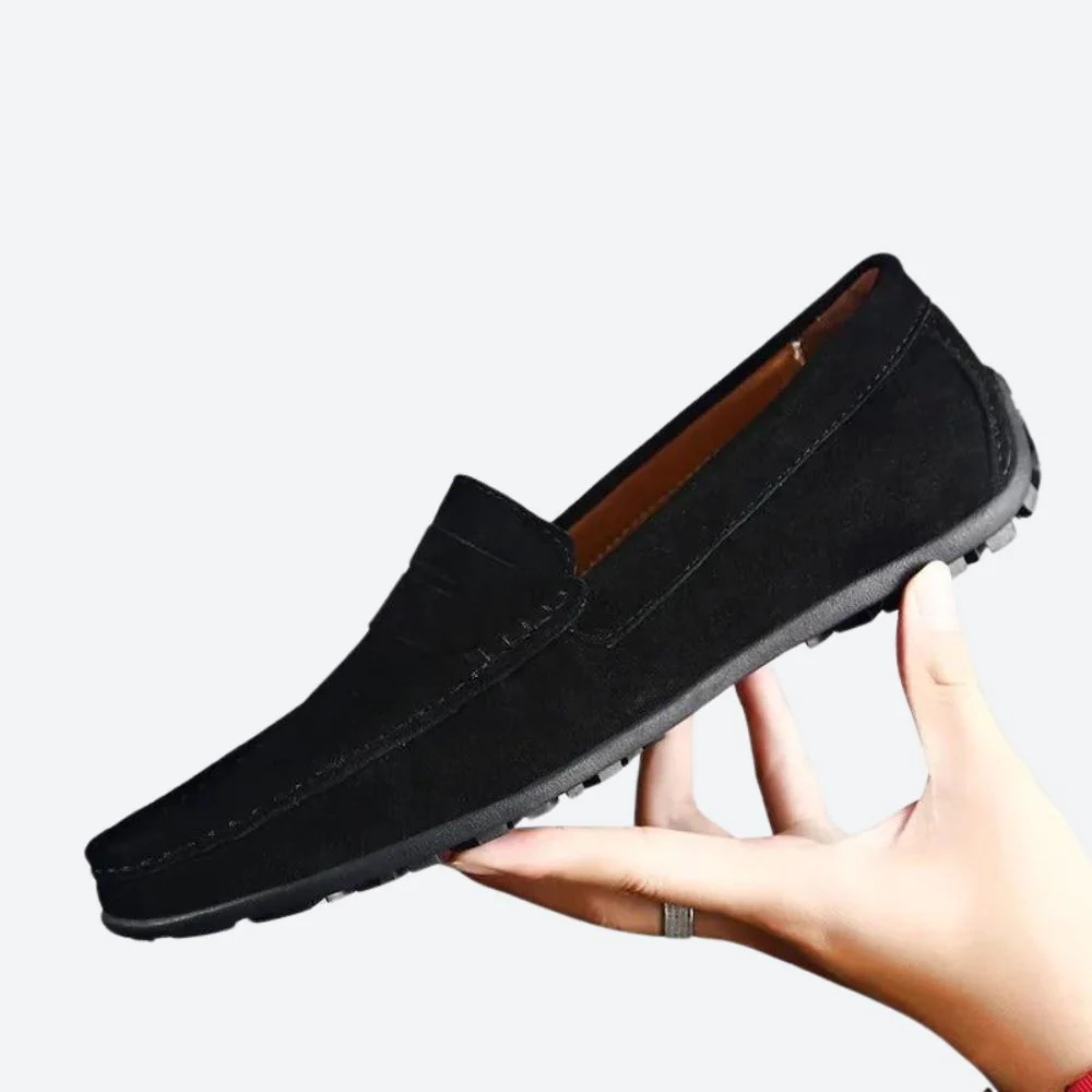 Justin | Classic Suede Men's Loafers - Image 6