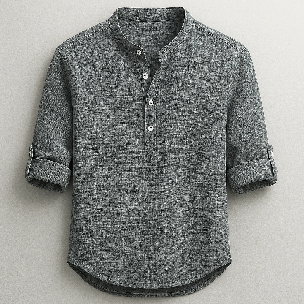 Justin | Julian Henley Shirt - Image 3
