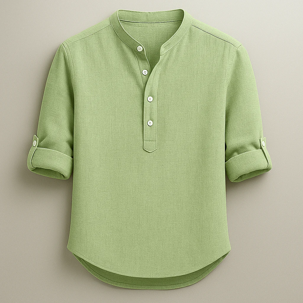 Justin | Julian Henley Shirt - Image 4