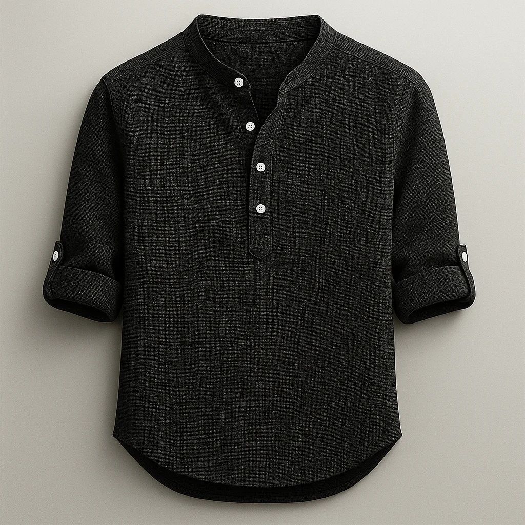 Justin | Julian Henley Shirt - Image 6