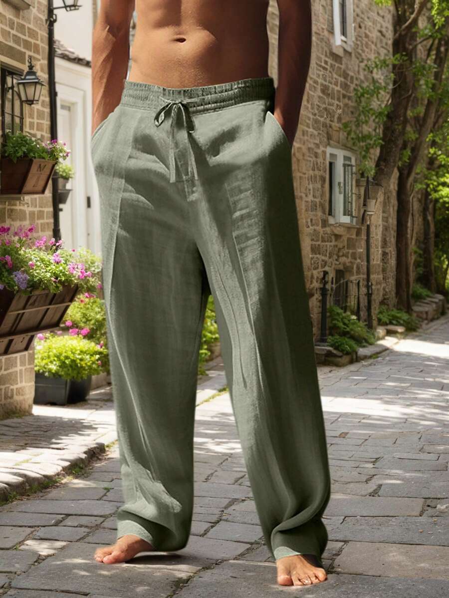 Justin | LIGHTWEIGHT LINEN PANTS WITH DRAWSTRING - Image 20