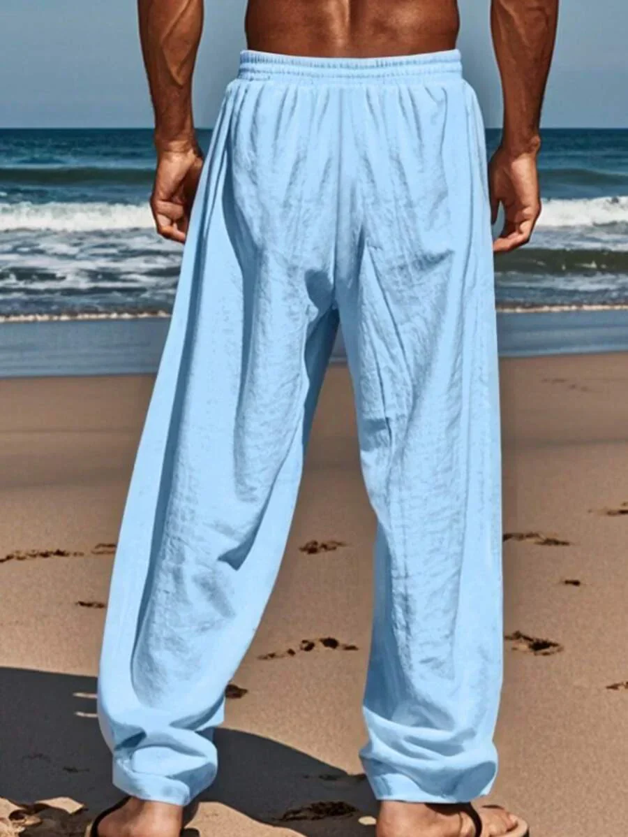 Justin | LIGHTWEIGHT LINEN PANTS WITH DRAWSTRING - Image 33