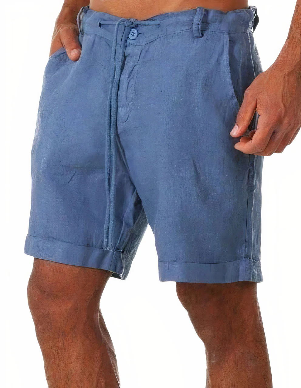 Justin | Linen Summer Shorts - Image 3