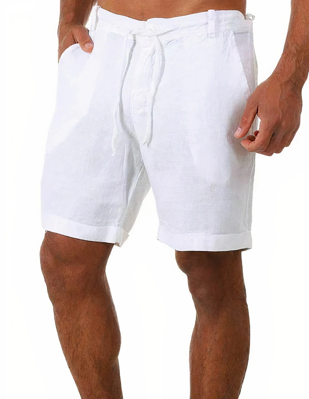 Justin | Linen Summer Shorts - Image 4