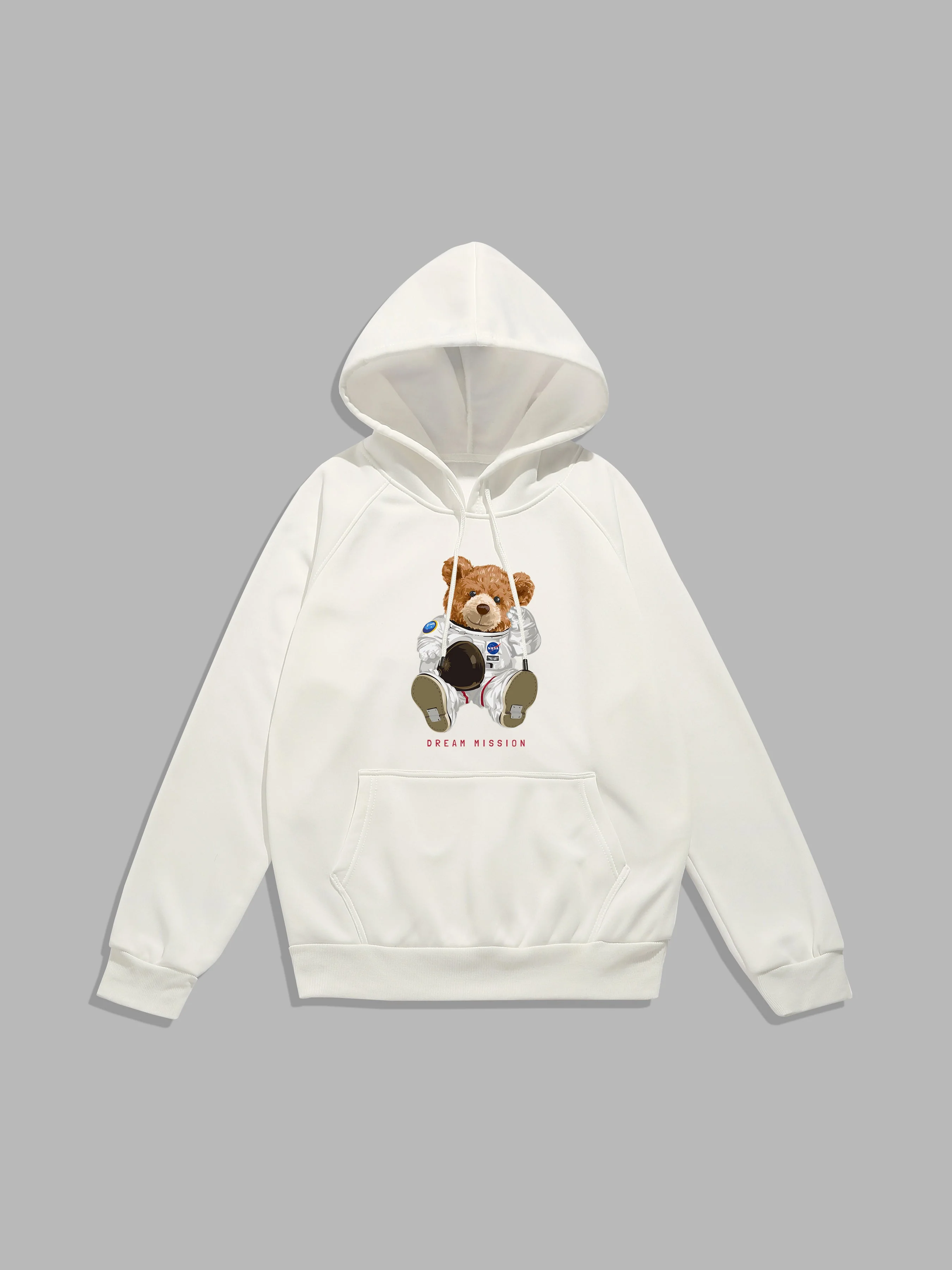 Justin | NASA Astronaut Bear Print Hoodie - Image 5