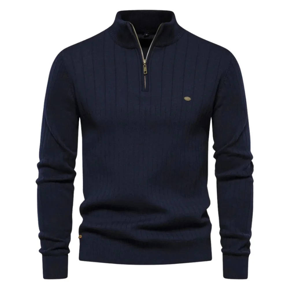 Justinian® | Warm Zip-Up Sweater For Men - Image 5