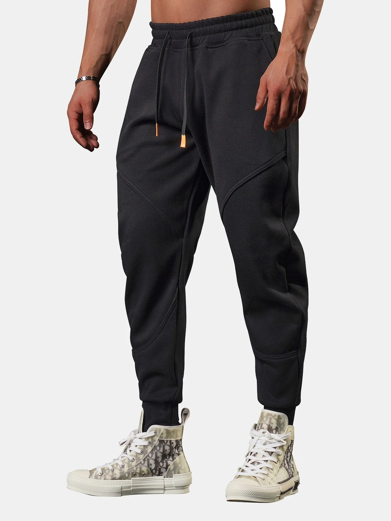 Justino® | Man Split Cropped Joggers - Image 4