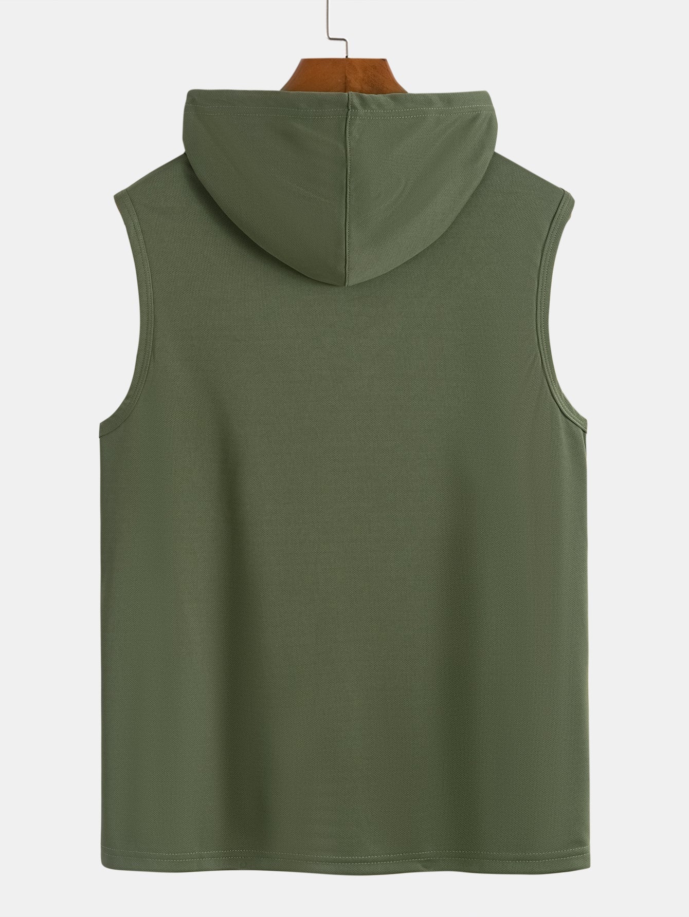 Juvenal® | Athletic Mesh Kangaroo Pocket Hooded Tank - Image 2