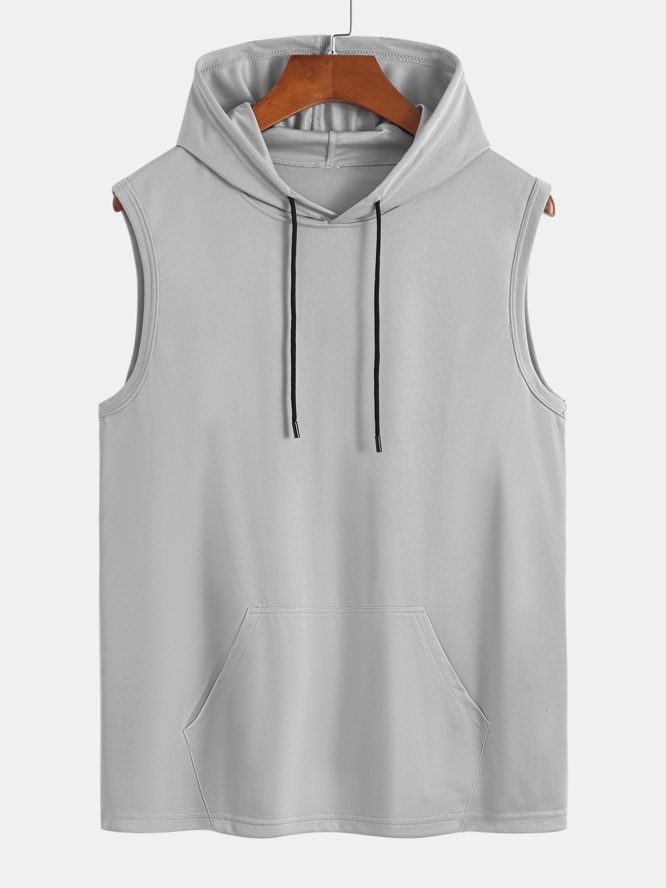 Juvenal® | Athletic Mesh Kangaroo Pocket Hooded Tank - Image 5