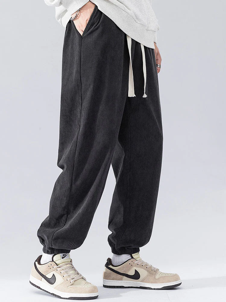 Juvenal® | Drawstring Corduroy Joggers - Image 2