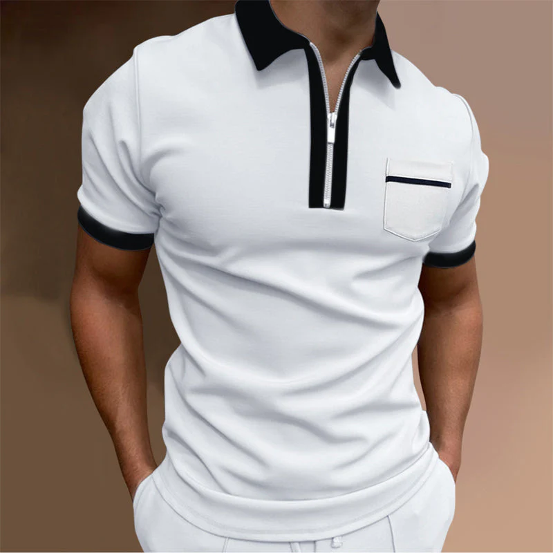 Kacey® | Business T-Shirt With Zip For Men - Image 7