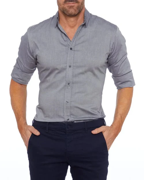 Kaden® | Casual Long-Sleeved Shirt With Buttons - Image 2