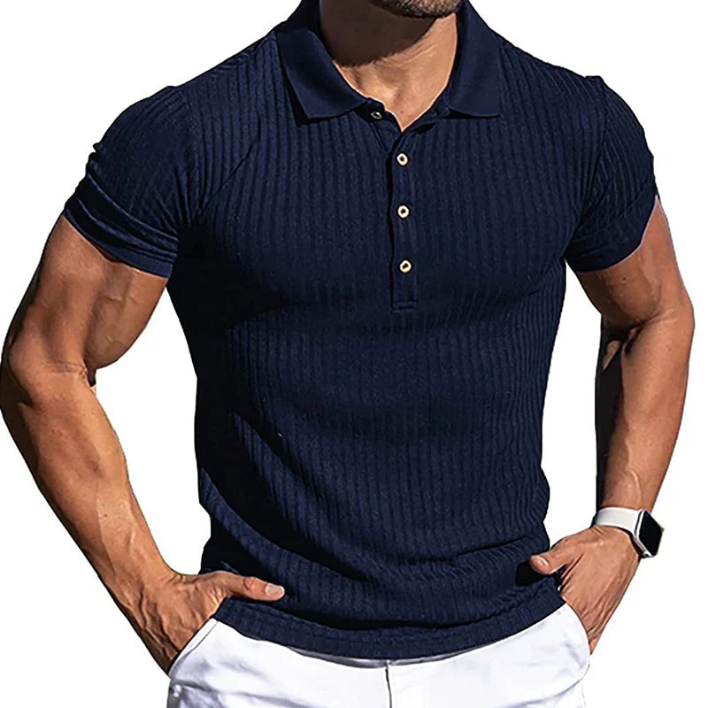 Kadin® | Short-Sleeved Sporty T-Shirt For Men With Lapels - Image 10