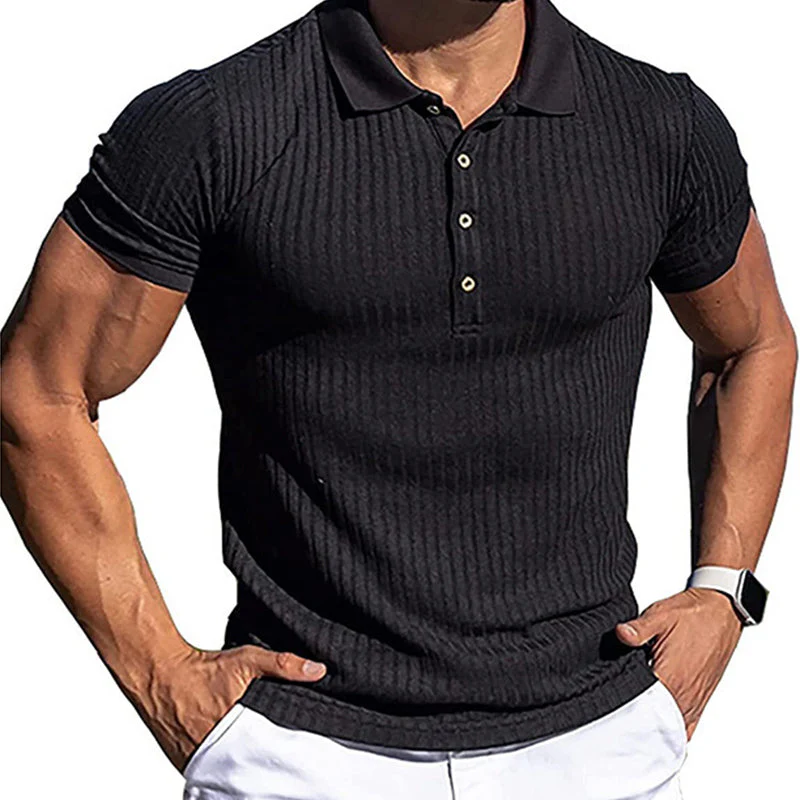 Kadin® | Short-Sleeved Sporty T-Shirt For Men With Lapels - Image 8